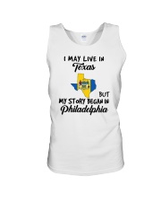 Began In Philadelphia - Live In Texas Unisex Tank tile
