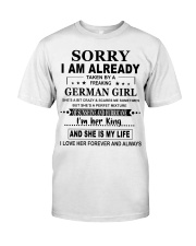 Taken By A Freaking - German Girl Classic T-Shirt tile