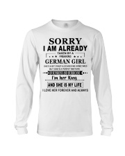 Taken By A Freaking - German Girl Long Sleeve Tee tile