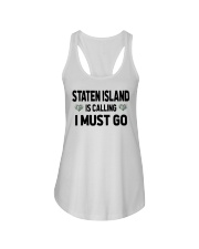 Staten Island Is Calling Ladies Flowy Tank tile
