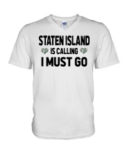Staten Island Is Calling V-Neck T-Shirt tile
