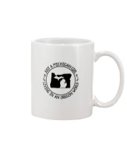 MICHIGAN GIRL LIVING IN OREGON Mug tile