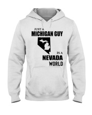 MICHIGAN GUY IN NEVADA Hooded Sweatshirt tile