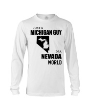 MICHIGAN GUY IN NEVADA Long Sleeve Tee tile