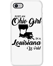 OHIO GIRL IN LOUISIANA Phone Case tile