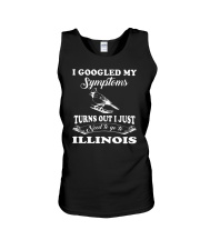 Google My Symptoms - Go To Illinois Unisex Tank tile