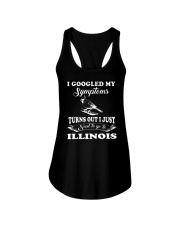 Google My Symptoms - Go To Illinois Ladies Flowy Tank tile