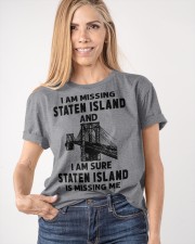Staten Island Is Missing Me Classic T-Shirt apparel-classic-tshirt-lifestyle-front-100