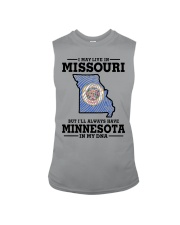 LIVE IN MISSOURI MINNESOTA IN MY DNA Sleeveless Tee tile
