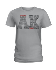 Alaska cities Ladies T-Shirt tile