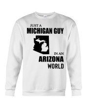 MICHIGAN GUY IN ARIZONA Crewneck Sweatshirt tile