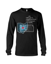 OHIO KANSAS LOVE BRINGS YOU HOME Long Sleeve Tee tile