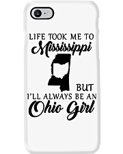 OHIO GIRL LIFE TOOK ME TO MISSISSIPPI Phone Case tile