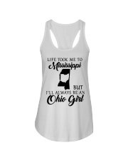 OHIO GIRL LIFE TOOK ME TO MISSISSIPPI Ladies Flowy Tank tile