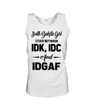 South Dakota Girl - IDK IDC IDGAF Unisex Tank tile