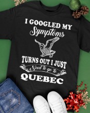 Google My Symptoms - Go To Quebec Classic T-Shirt apparel-classic-tshirt-lifestyle-back-69