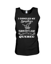 Google My Symptoms - Go To Quebec Unisex Tank tile