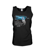 PUERTO RICO FLORIDA LOVE BRINGS YOU HOME Unisex Tank tile
