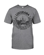 Louisiana that place forever in your heart Classic T-Shirt front