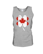 Flag Canada Four Leaf Clover Unisex Tank tile