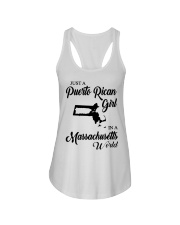 PUERTO RICAN GIRL IN MASSACHUSETTS Ladies Flowy Tank tile