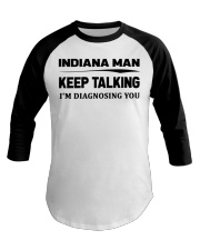 Indiana Man - I'm Diagnosing Baseball Tee tile