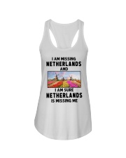 I Am Missing Netherlands Ladies Flowy Tank tile