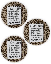 I Just Need To Go To Alabama Circle Ornament (Wood tile