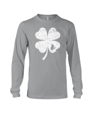 Quebec Map - Four Leaf Clover Long Sleeve Tee tile