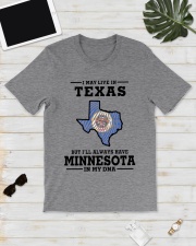 LIVE IN TEXAS MINNESOTA IN MY DNA Classic T-Shirt lifestyle-mens-crewneck-front-17