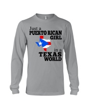 PUERTO RICAN GIRL IN TEXAS Long Sleeve Tee tile