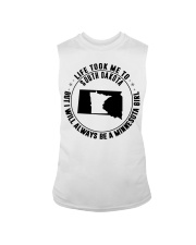 LIFE TOOK ME TO SOUTH DAKOTA BE A MINNESOTA GIRL Sleeveless Tee tile