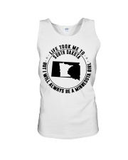 LIFE TOOK ME TO SOUTH DAKOTA BE A MINNESOTA GIRL Unisex Tank tile