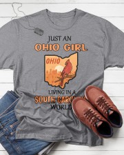 Ohio Girl Living In South Carolina Classic T-Shirt apparel-classic-tshirt-lifestyle-front-216