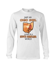 Ohio Girl Living In South Carolina Long Sleeve Tee tile