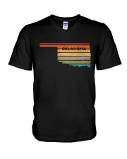 Retro Oklahoma V-Neck T-Shirt tile