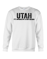 Utah - My Story Begins Crewneck Sweatshirt tile