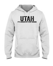 Utah - My Story Begins Hooded Sweatshirt tile