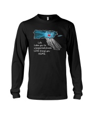 PUERTO RICO CALIFORNIA LOVE BRINGS YOU HOME Long Sleeve Tee tile