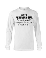Peruvian Girl - No One Is Perfect Long Sleeve Tee tile