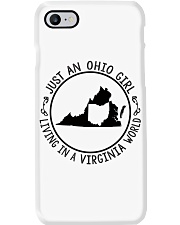 OHIO GIRL LIVING IN VIRGINIA Phone Case tile