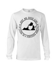 OHIO GIRL LIVING IN VIRGINIA Long Sleeve Tee tile