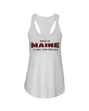 Made In Maine A Long Long Time Ago Ladies Flowy Tank tile