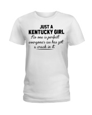 Kentucky Girl - No One Is Perfect Ladies T-Shirt tile