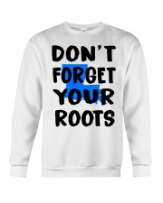 Louisiana Map Don't Forget Your Roots Crewneck Sweatshirt tile