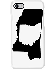 MAP OHIO IN MISSISSIPPI Phone Case tile