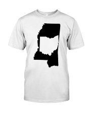 MAP OHIO IN MISSISSIPPI Classic T-Shirt tile