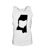 MAP OHIO IN MISSISSIPPI Unisex Tank tile