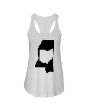 MAP OHIO IN MISSISSIPPI Ladies Flowy Tank tile