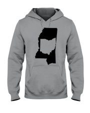 MAP OHIO IN MISSISSIPPI Hooded Sweatshirt front